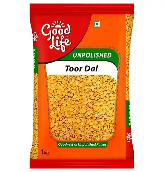 Good Life Unpolished Toor Dal 1 kg
